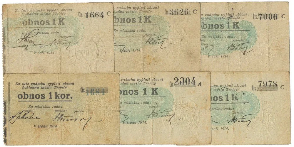 Nouzovky české od roku 1914 — 1