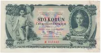 100 Koruna 1931, série R, Hej.25a