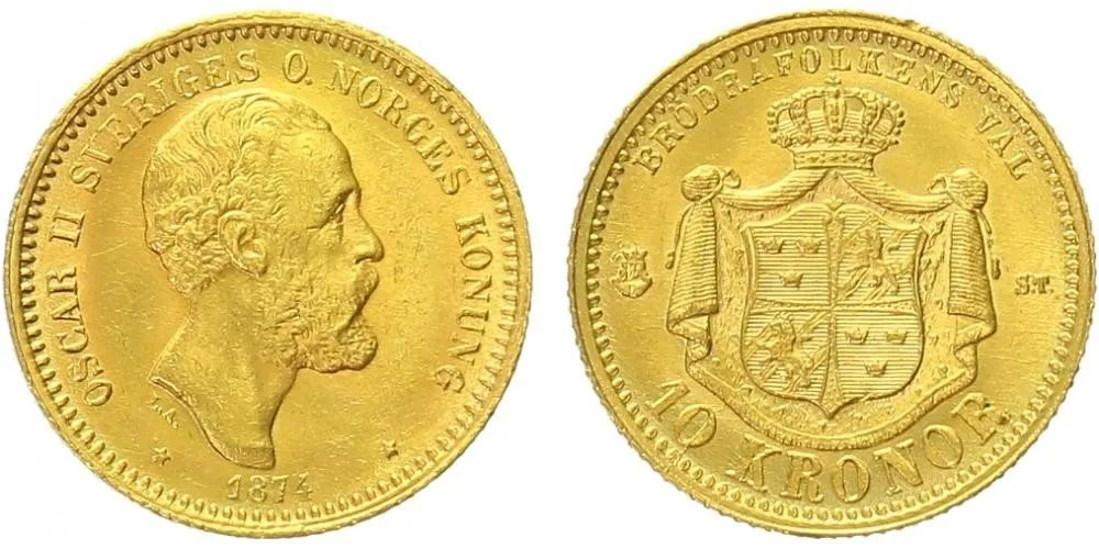 Švédsko, Oscar II., 1872 - 1907 — 1