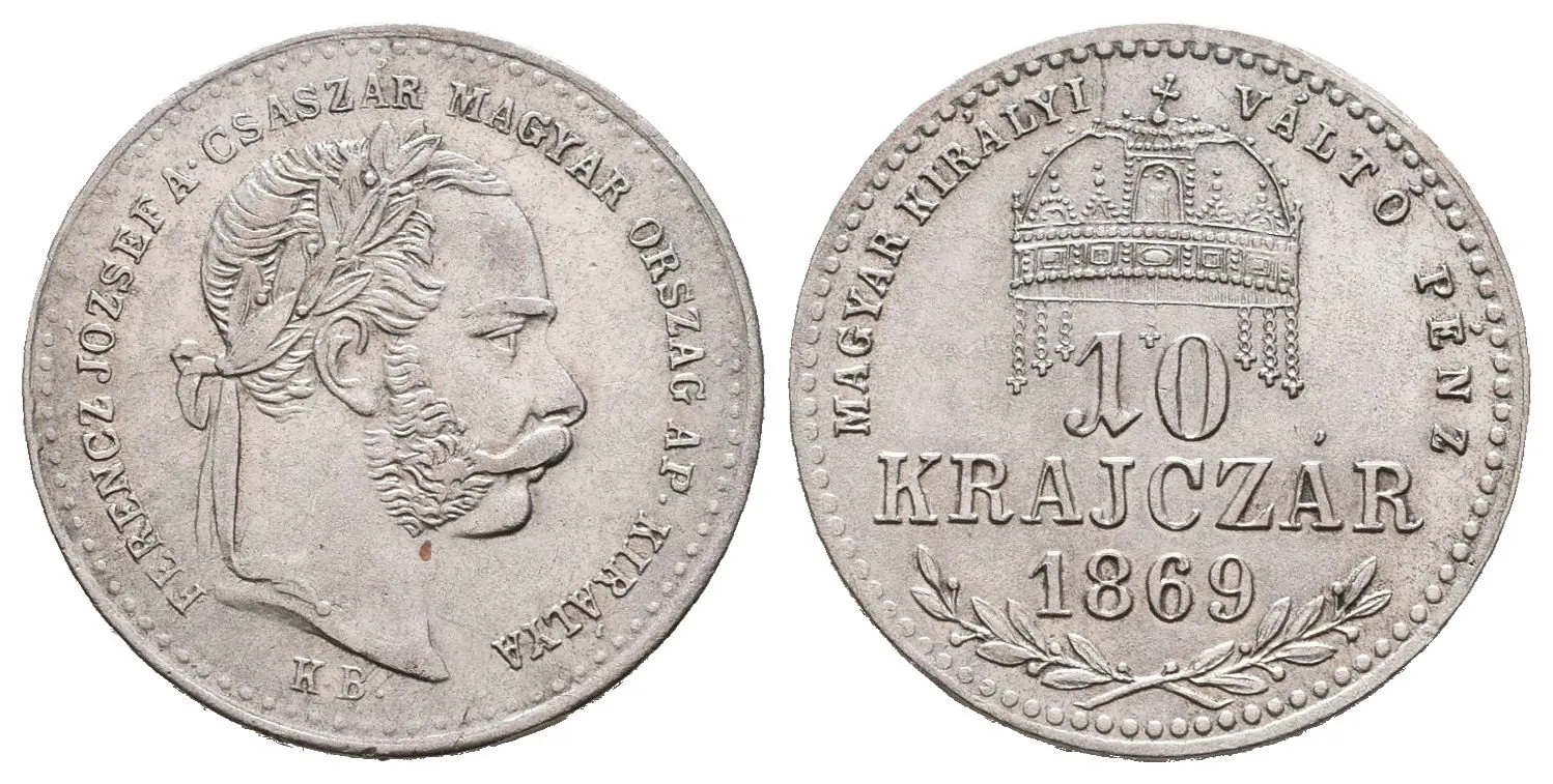 10 Krejcar 1869 KB