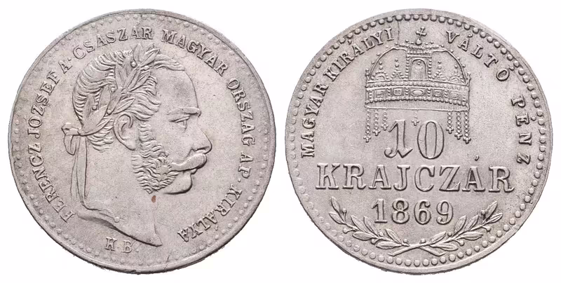 10 Krejcar 1869 KB