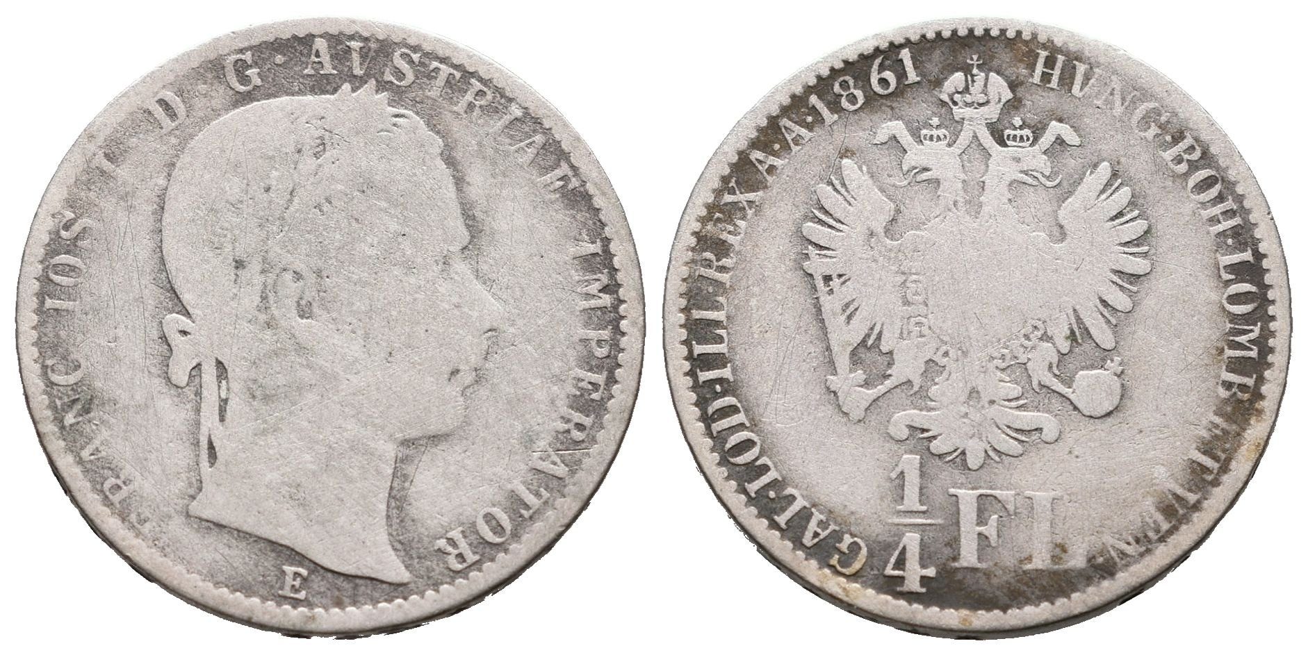 1/4 Zlatník 1861 E