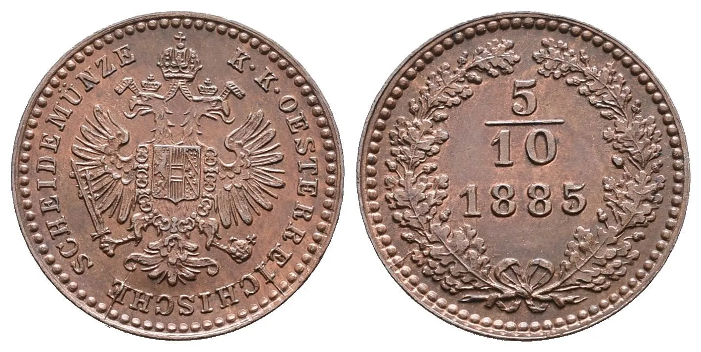 Rakouská a spolková měna, 1857 - 1892 — 1
