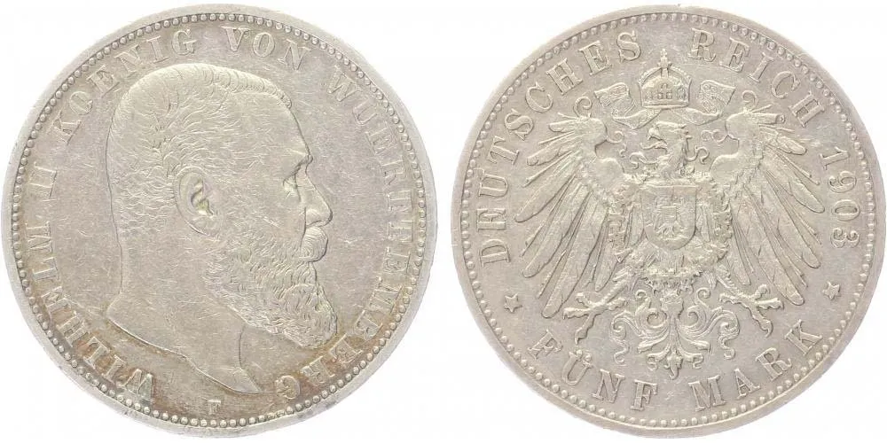 Württemberg, Wilhelm II., 1891 - 1918 — 1
