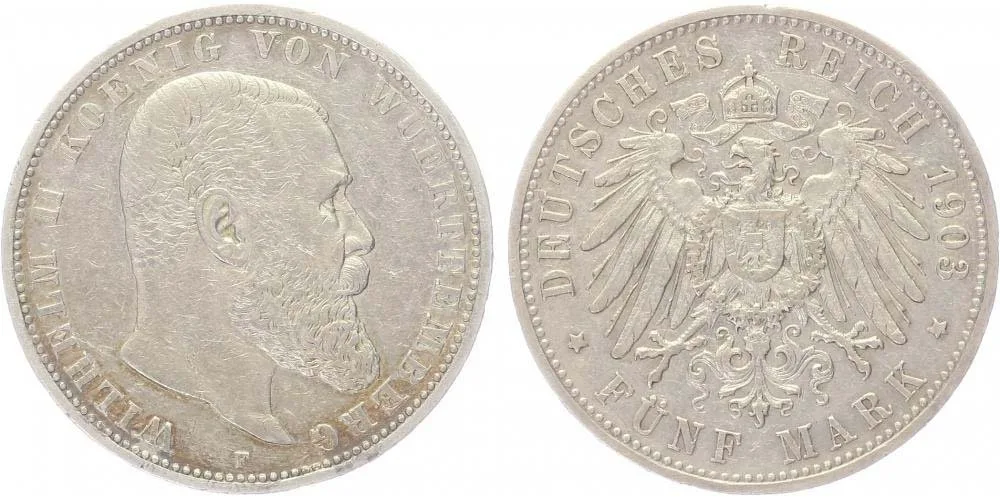Württemberg, Wilhelm II., 1891 - 1918 — 1