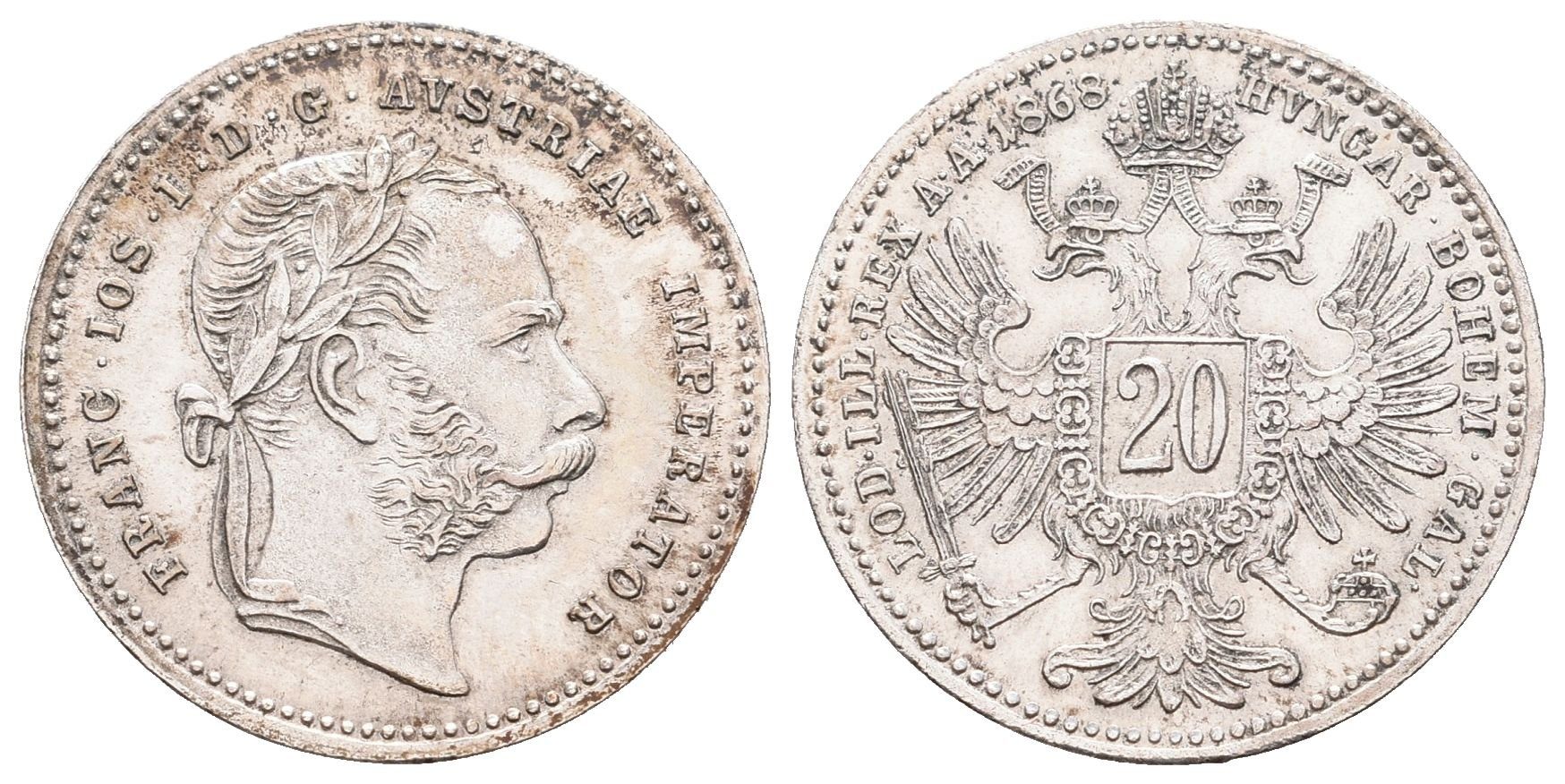 20 Krejcar 1868