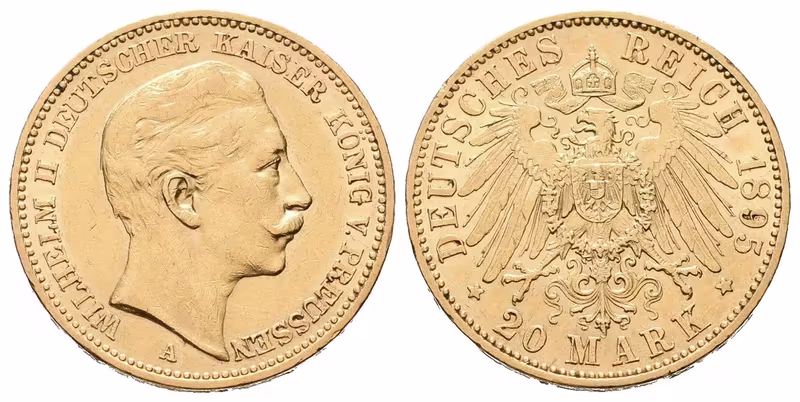 Německo, 20 Marka 1895 A