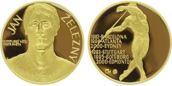 Medaile 2007 - Jan Železný - mistr světa a olympijský vítěz
