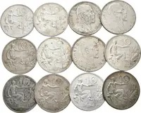 10 Koruna 1928 - Masaryk, 1930, 1931, 1932 (po 3 kusech), oběhové zachovalosti, — 2