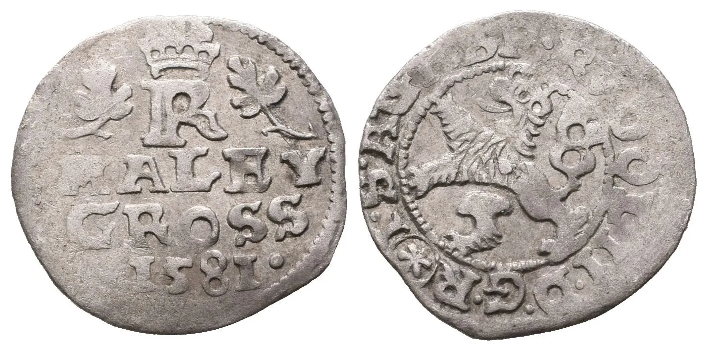 Rudolf II., Malý groš 1581, České Budějovice