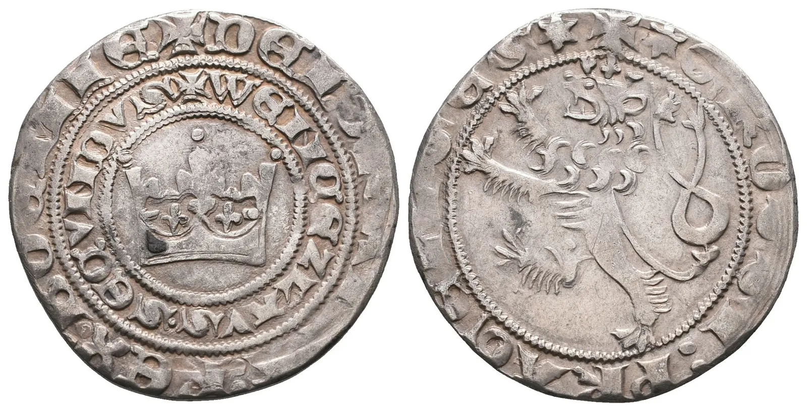 Václav II., Pražský groš, Smolík 2