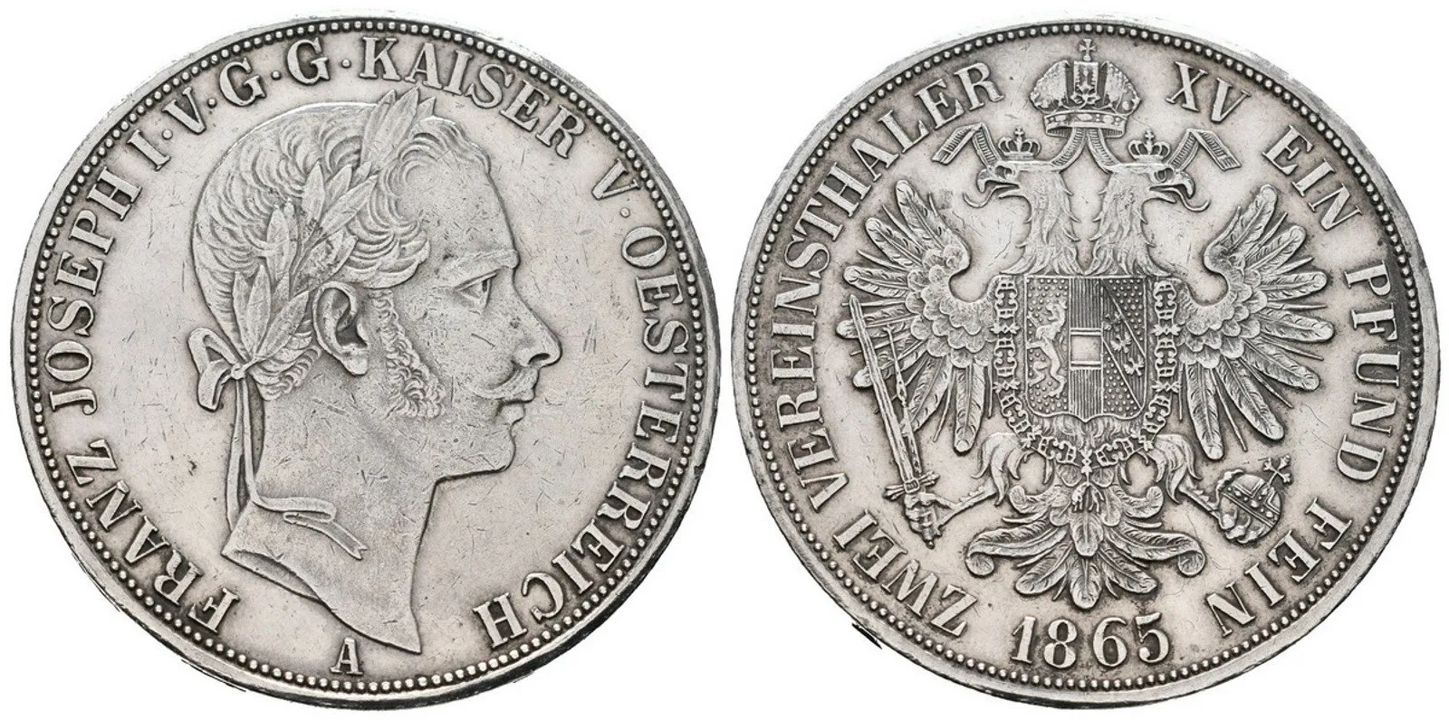 Rakouská a spolková měna, 1857 - 1892 — 1