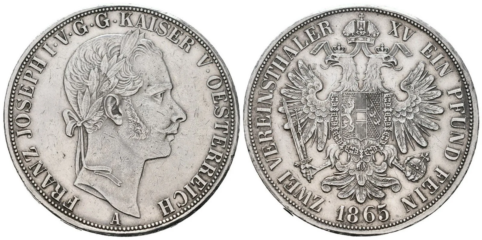 Rakouská a spolková měna, 1857 - 1892 — 1