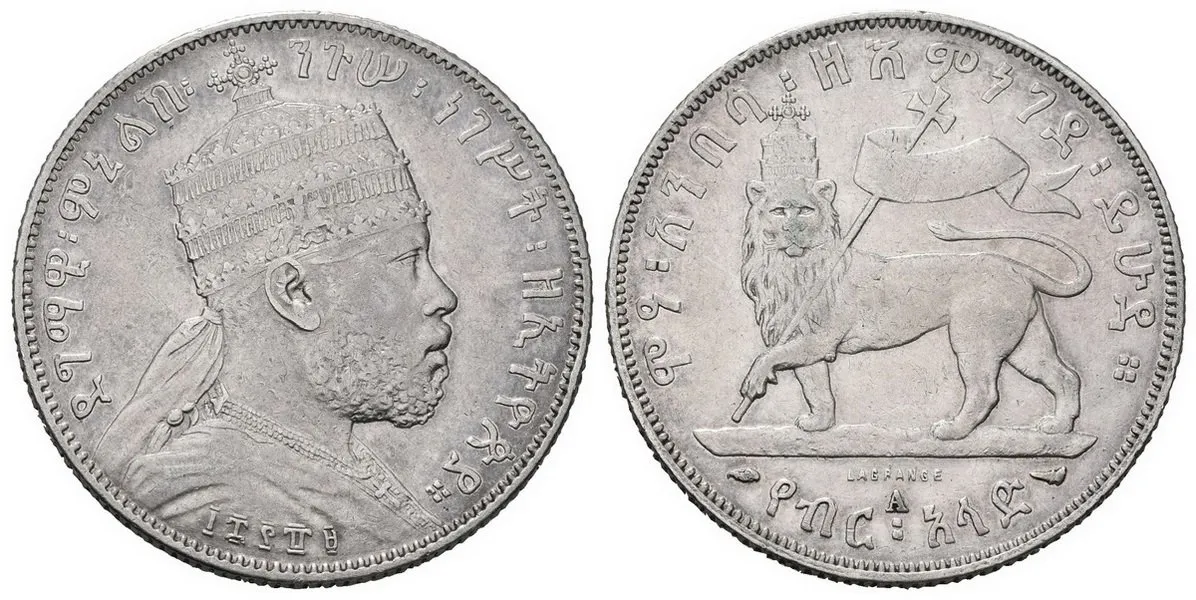 Etiopie, Menelik II., 1889 - 1913 — 1
