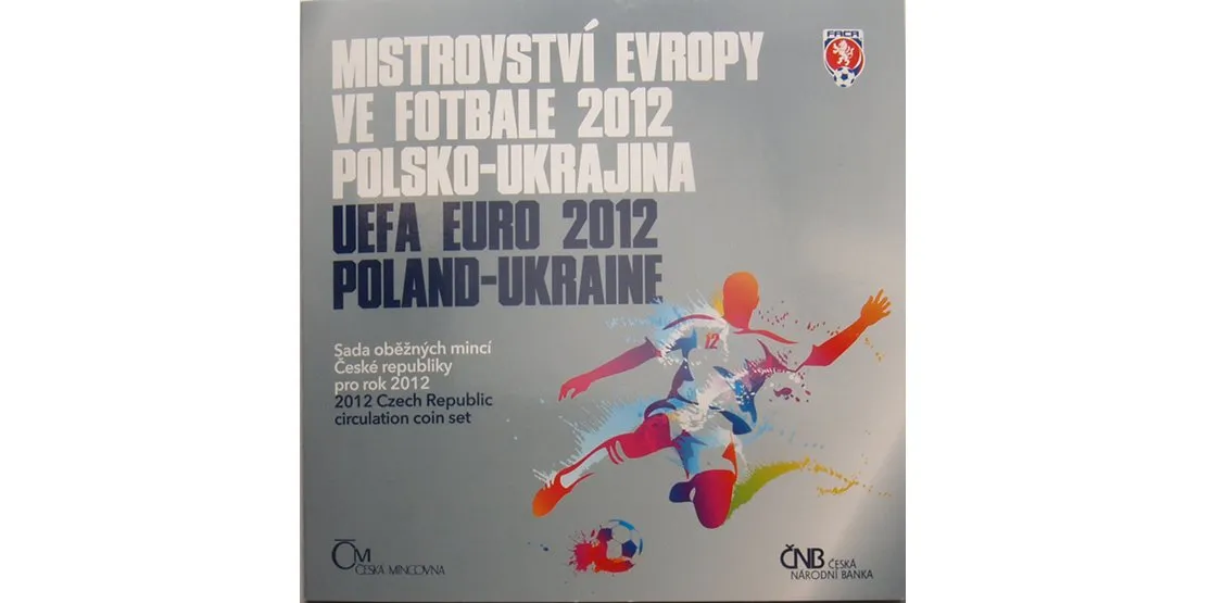 Ročníková sada mincí 2012 - MS fotbal