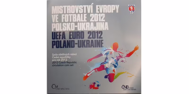 Ročníková sada mincí 2012 - MS fotbal
