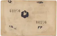 Německá Východní Afrika, 1 Rupie 1. 7. 1917, vodotisk „NO", R.936d - fotografie 2