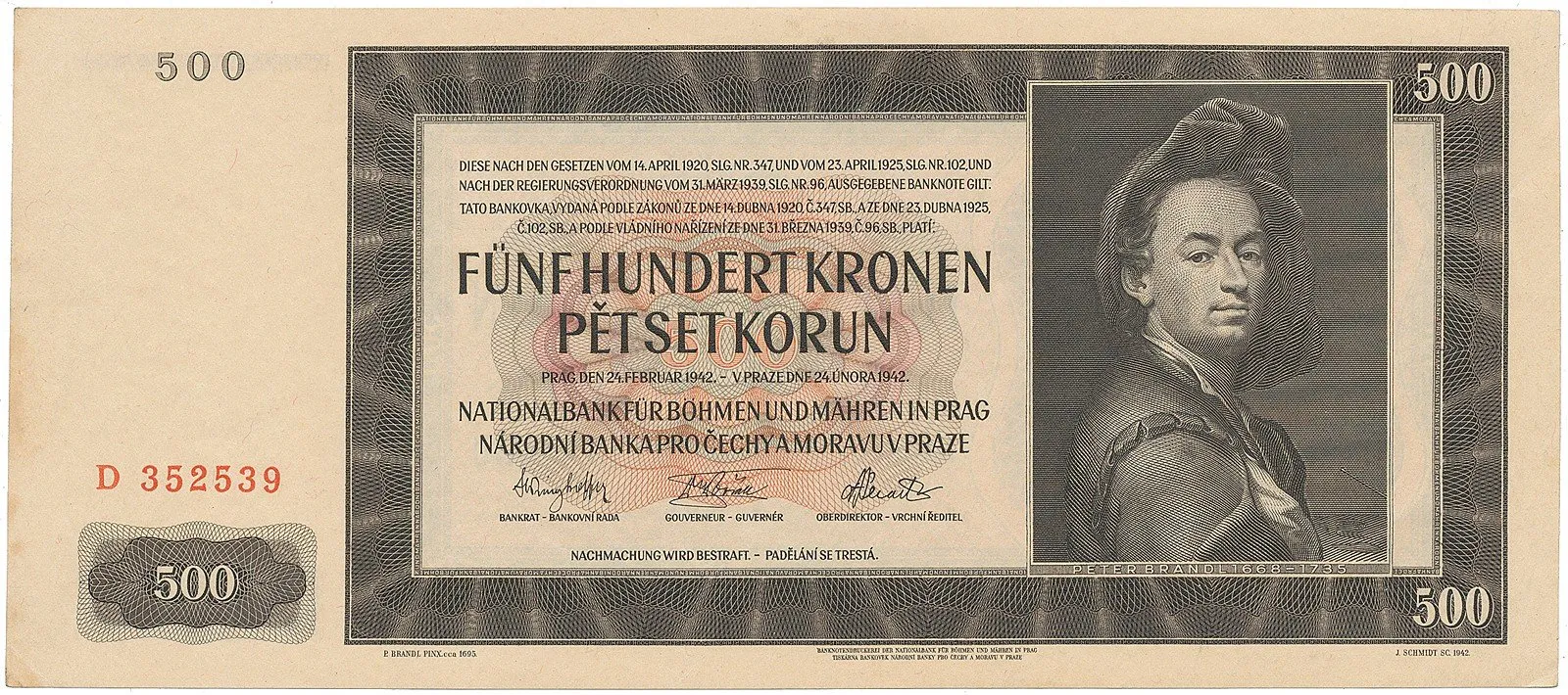 Protektorát Čechy a Morava, 1939 - 1945 — 1