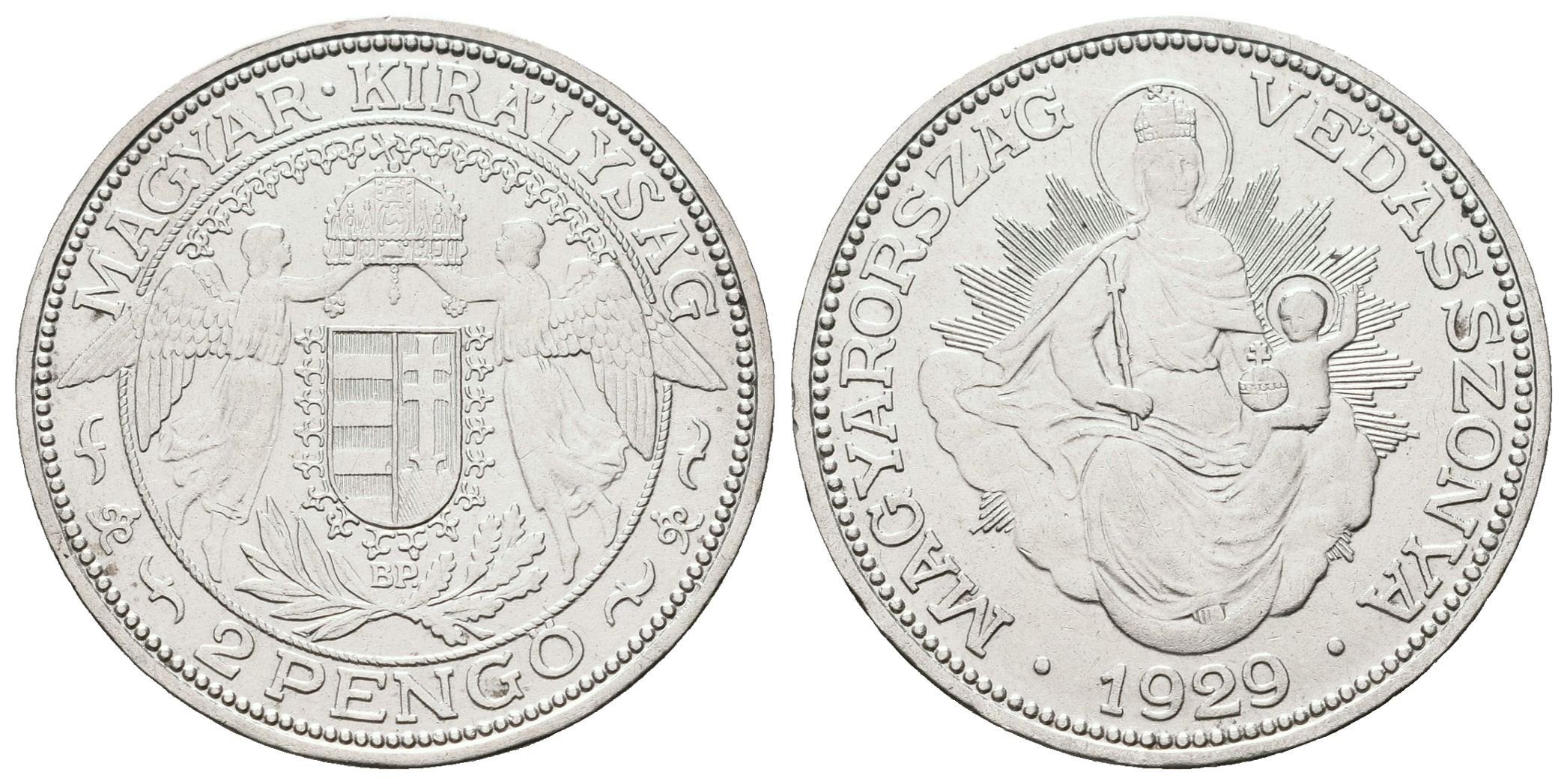 Maďarsko, 2 Pengo 1929
