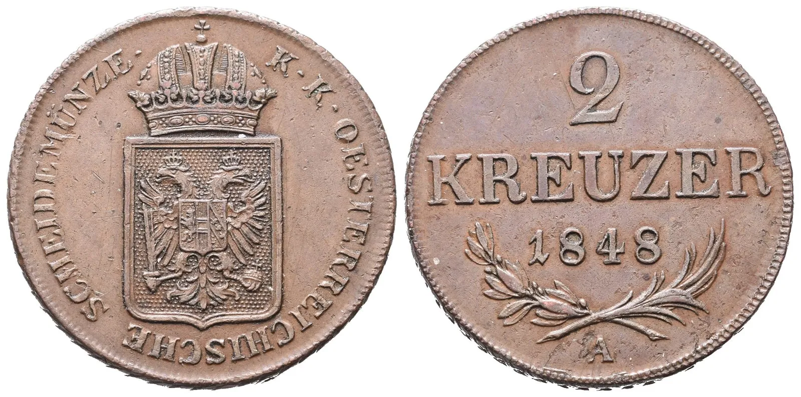 Revoluce, 2 Krejcar 1848