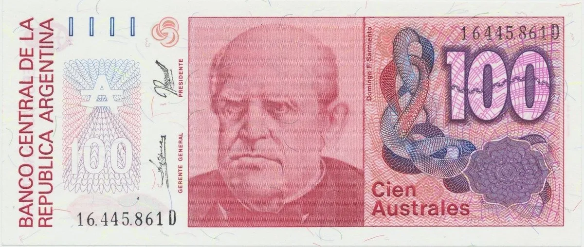 Argentina, 100 Australes (1985~1990), P.327c