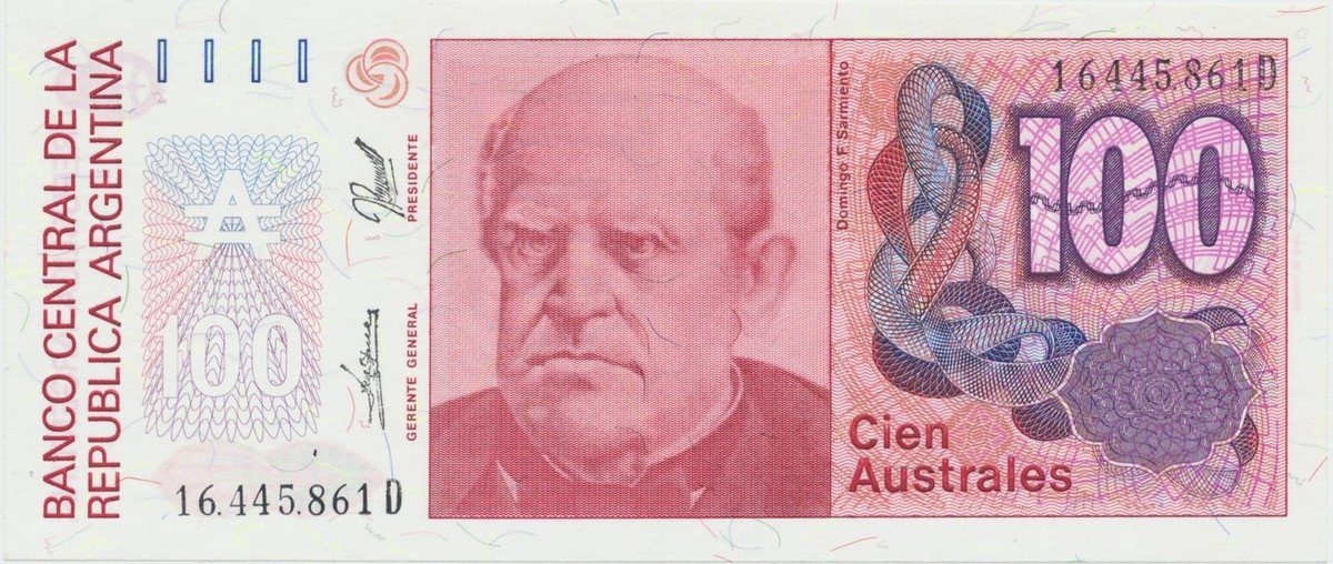 Argentina, 100 Australes (1985~1990), P.327c