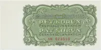 Československo, 5 Koruna 1961, série AD, Hej.99a