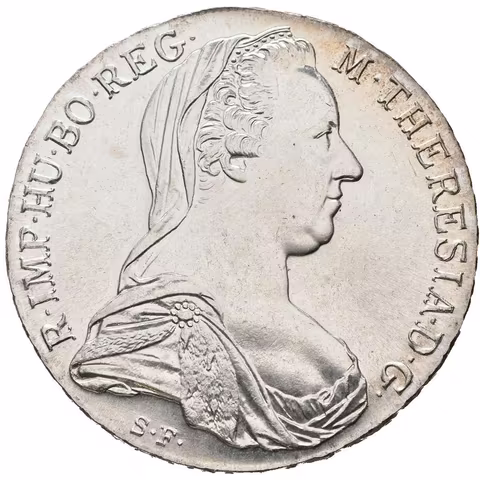 Tolar 1780 SF, novoražba, ražební lesk, patina, drobné rysky