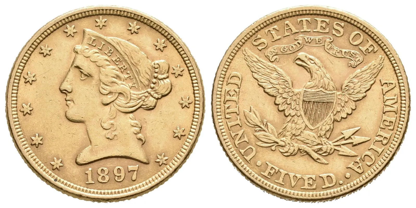 USA, 5 Dollars 1897
