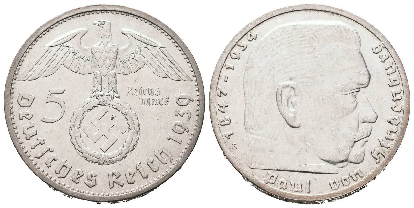 III. říše, 5 Marka 1939 B