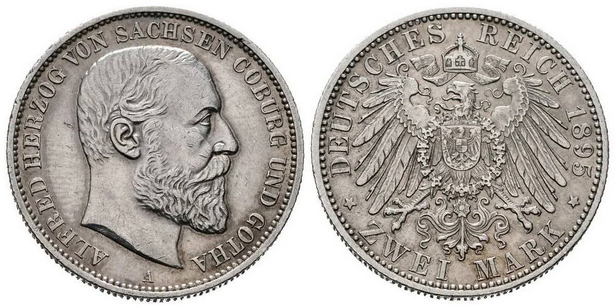 Sasko - Coburg a Gotha, Alfred, 1893 - 1900 — 1