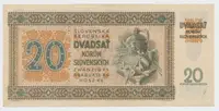 Slovensko, 20 Koruna 1942, Hej.53a2 - fotografie 2