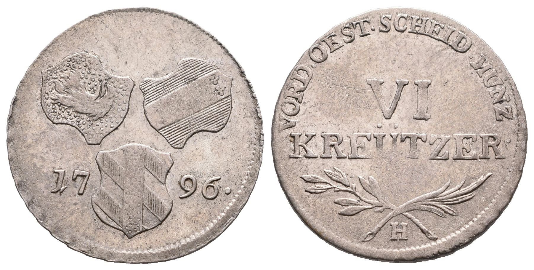 František II., VI Krejcar 1796 H