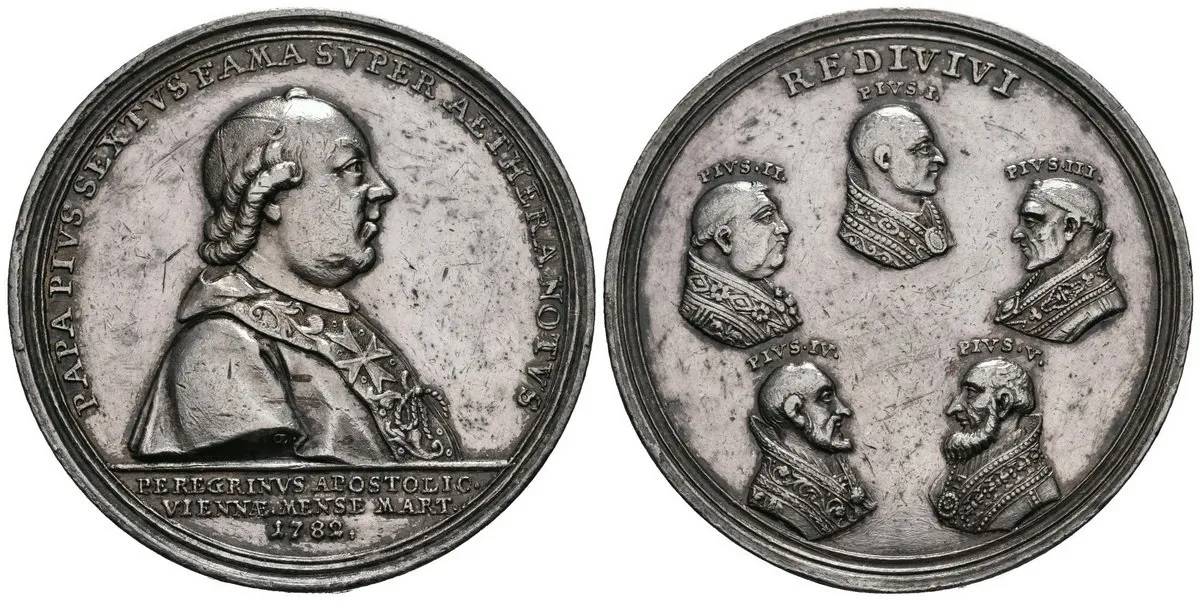 Vatikán, Pius VI., 1775 - 1799 — 1