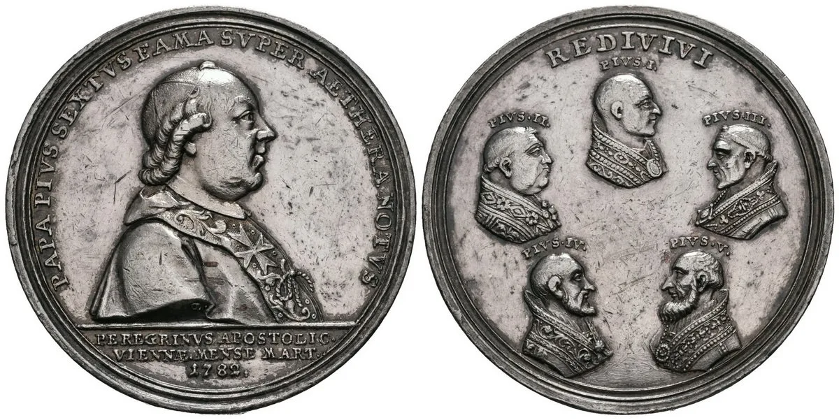 Vatikán, Pius VI., 1775 - 1799 — 1