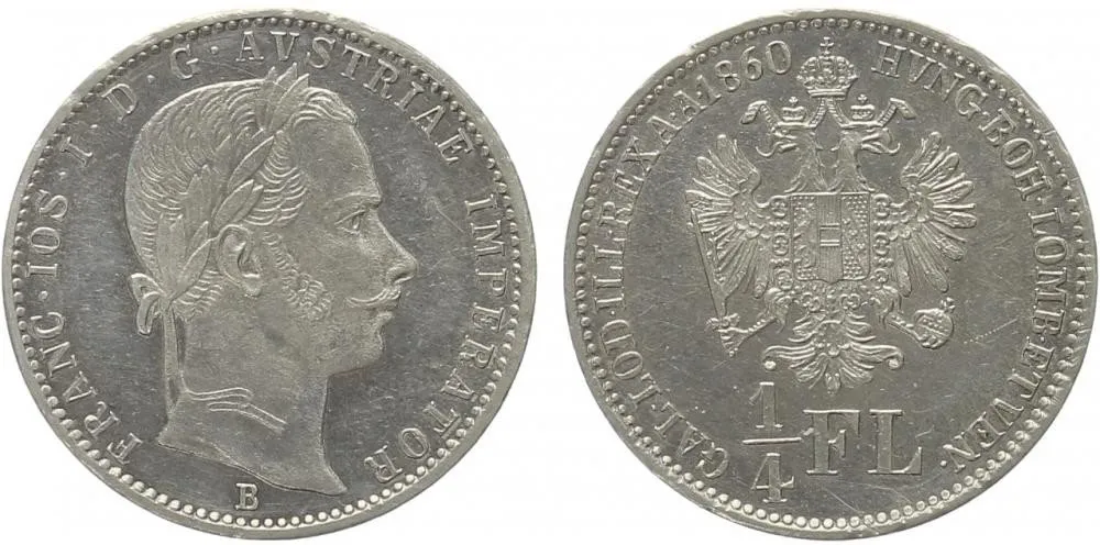 Rakouská a spolková měna, 1857 - 1892 — 1