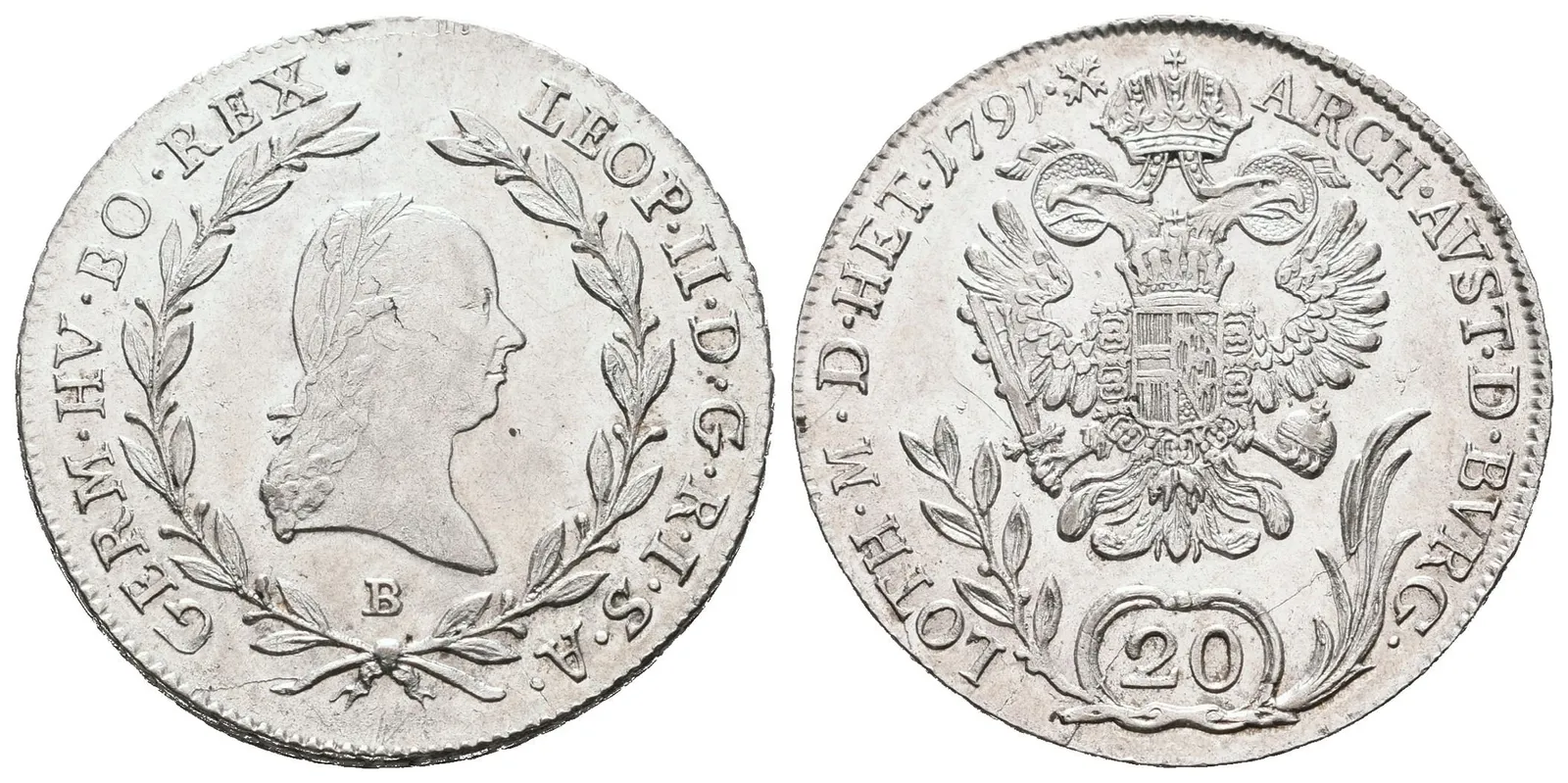 20 Krejcar 1791 B
