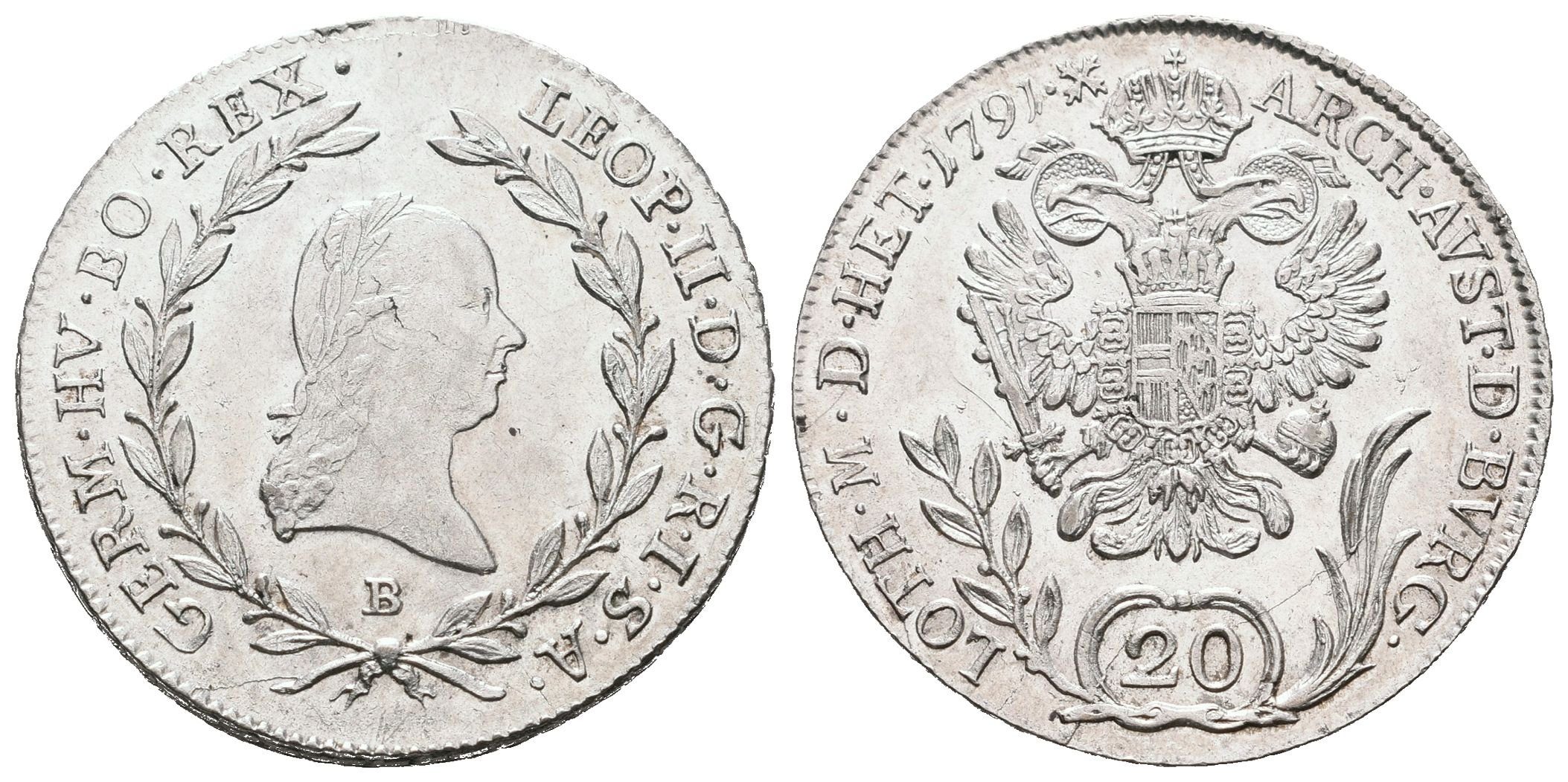 20 Krejcar 1791 B