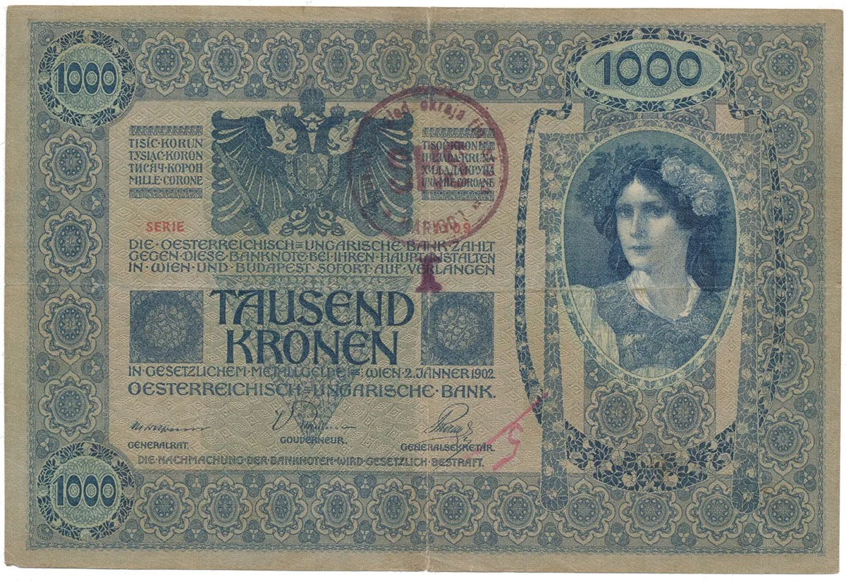 Razítkované R-U bankovky na Balkáně 1919-1921 — 1