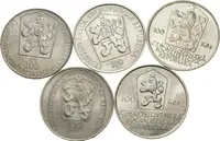 Soubor mincí 100 Kčs 1985 - 10. výročí konference v Helsinkách, Brandl, — 2