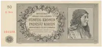 50 Koruna 1944, Hej.42a