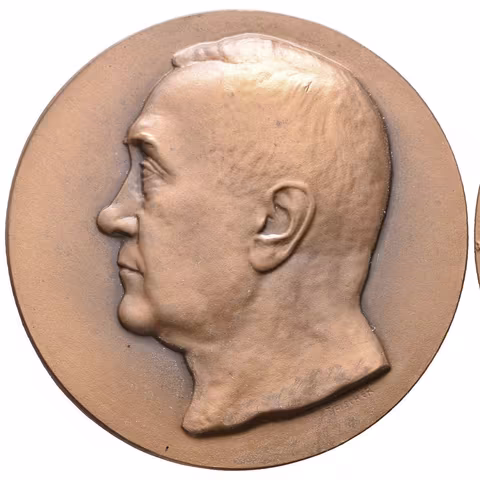 AE Medaile 1952 - K 60. narozeninám Josefa Hodka, mistra knihaře v
