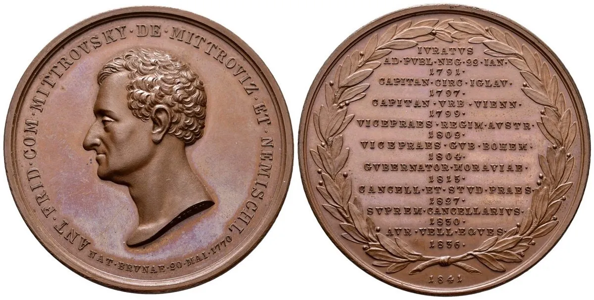 Mitrovský z Mitrovic a Nemyšle, Antonín Fridrich, 1770 - 1841 — 1