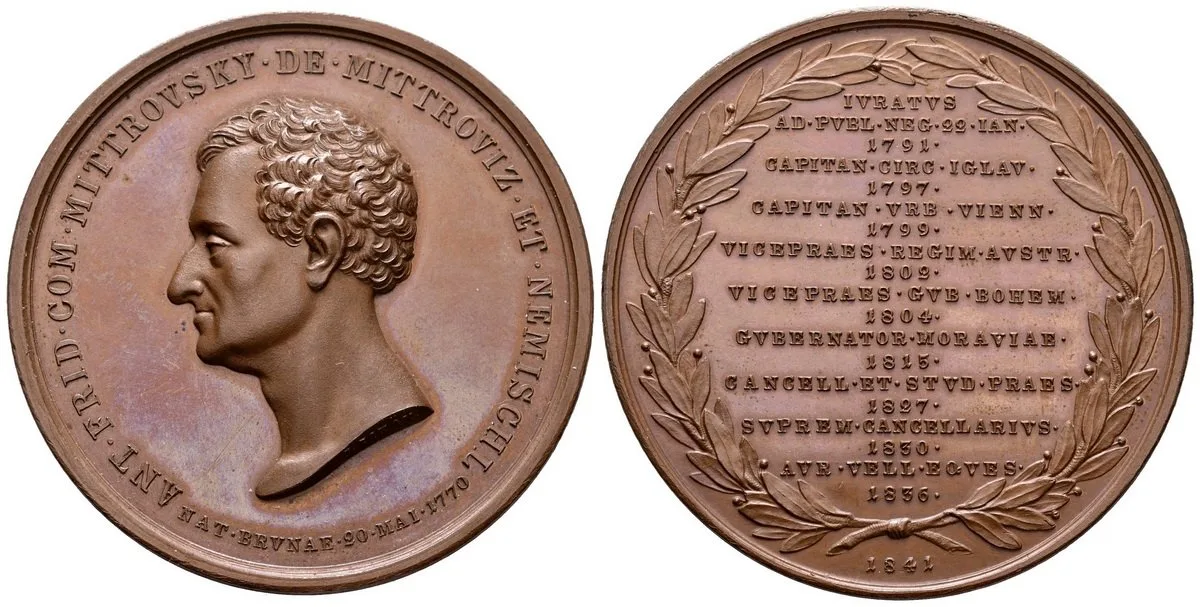 Mitrovský z Mitrovic a Nemyšle, Antonín Fridrich, 1770 - 1841 — 1
