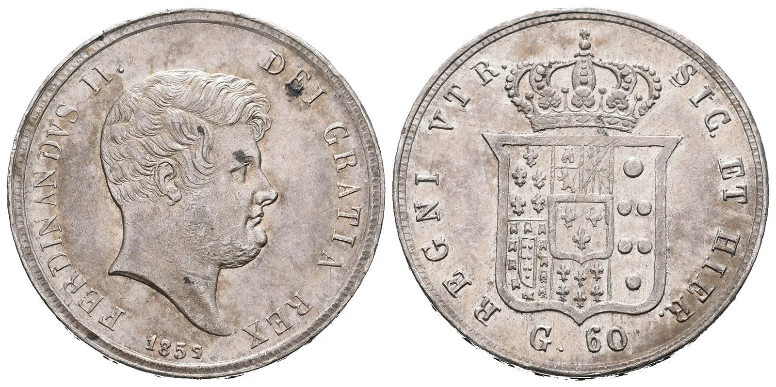 Itálie - Neapol a Sicilie, Ferdinand II., 1830 - 1859 — 1