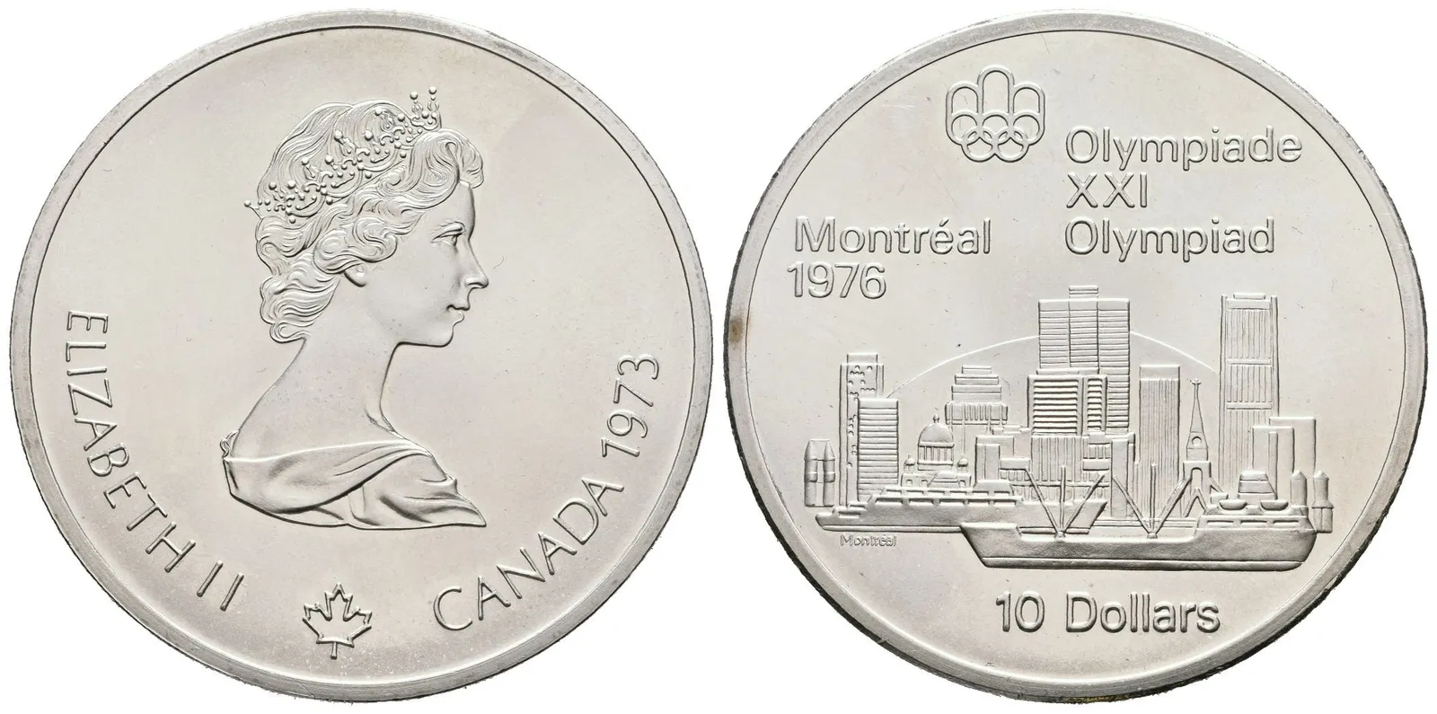Kanada, 10 Dollar 1973 - XXI. Olympijské hry