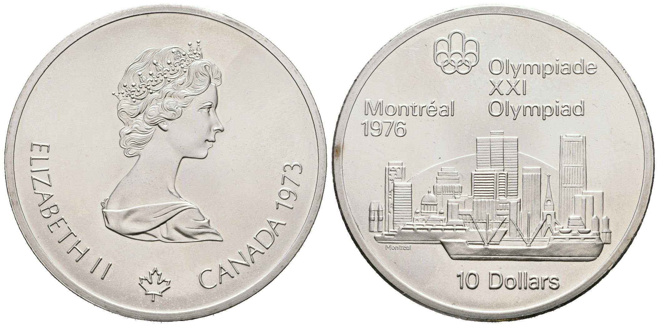 Kanada, 10 Dollar 1973 - XXI. Olympijské hry
