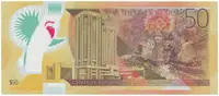 Trinidad a Tobago, 50 Dollars 2014, plastová, P.50, pamětní vydání - fotografie 2