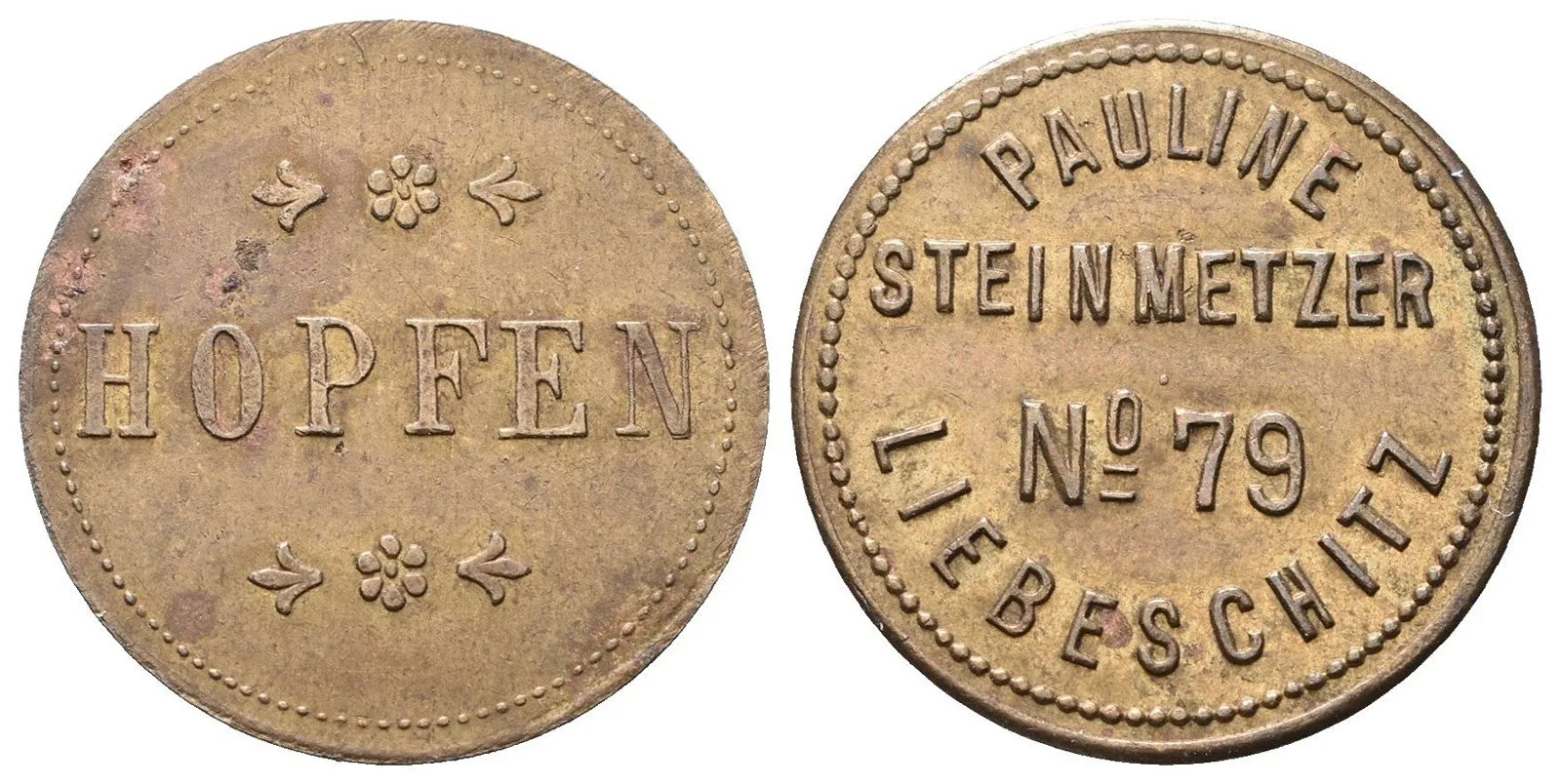 Chmelové a pivní známky — 1