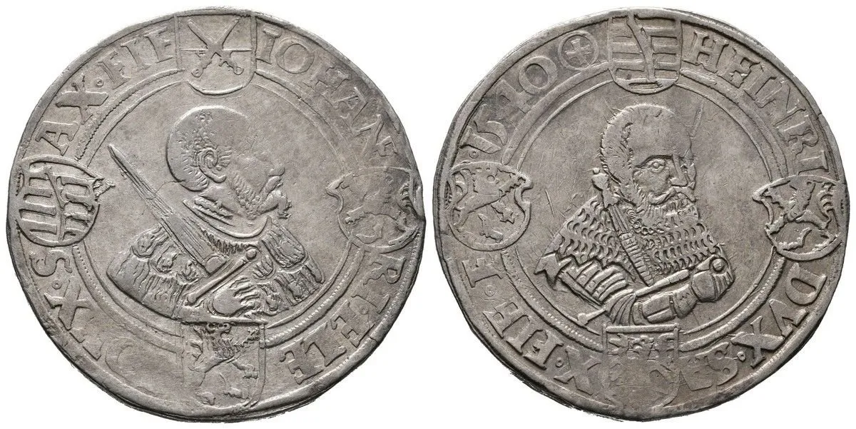 Sasko, Johann Friedrich a Heinrich, 1539 - 1541 — 1